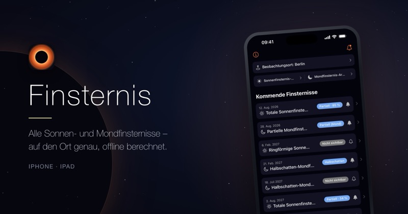 Liste der kommenden Finsternisse