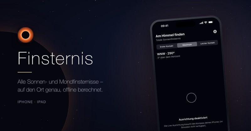 Himmels-Finder mit Kompass