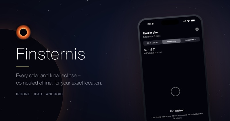 Sky Finder with compass